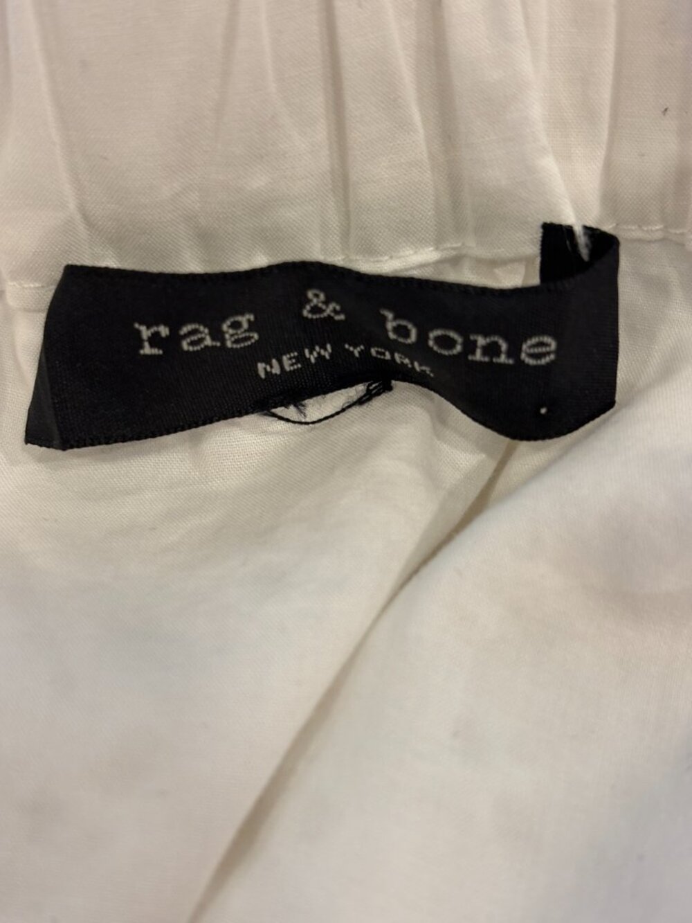 rag & bone Flavia White Eyelet Off-Shoulder Mini Dress Size S/M Like New - Picture 4 of 6